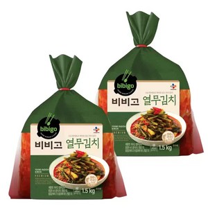 비비고 열무김치1.5kg, 1.5kg, 2개