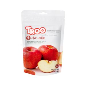 트루나스 TROO 동결건조 과일칩 9종 중 택1, 20g TROO 생사과 그대로, 1개