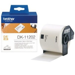 브라더 DK-11202 라벨테이프 62 x100mm QL-700 QL-720, 브라더 라벨테이프 DK-11202 62x100mm, 1개