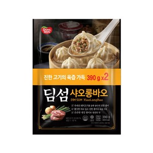 [동원] 딤섬 샤오롱바오 390g x6봉 /만두, 6개