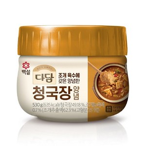 CJ제일제당 다담 청국장양념(냉장) 530g, 1개