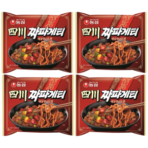 짜파게티 사천 137g, 4개