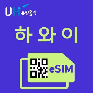 유심홀릭 하와이 이심 eSIM 데이터 FM e심, 총 기간 20GB 소진 후 종료, 10일, 1개