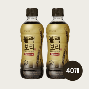 하이트진로 블랙보리 음료, 340ml, 40개