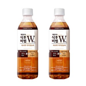 태양의 식후비법 W차, 500ml, 24개