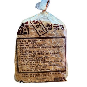 덕소할머니청국장 2kg/덕소, 1개, 2kg