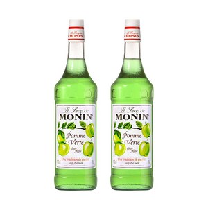 모닌 그린애플시럽 1000ml 2개세트, 1L, 2개