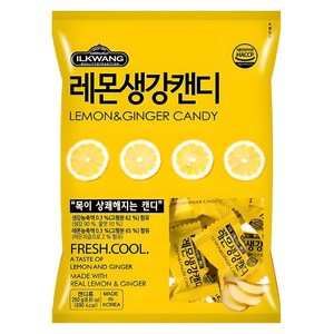 [일광제과] 레몬생강 캔디, 250g, 4개