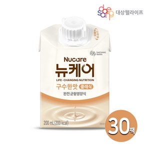 대상웰라이프 뉴케어 구수한맛, 200ml, 30개