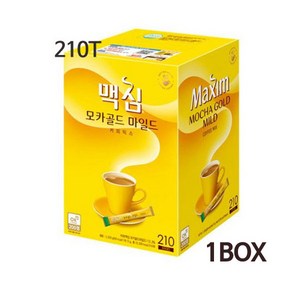 맥심 모카골드 마일드 커피믹스 동서식품 맥심모카 맥심커피믹스, 12g, 210개입, 1개