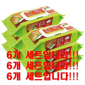 감동 잘닦이는 물걸레 청소포 대형 25매 38X20CM 12개입 1BOX, 6세트