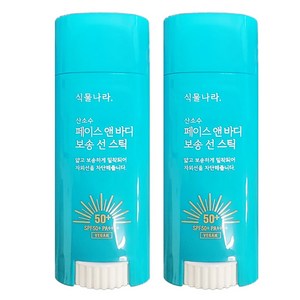 식물나라 산소수페이스앤바디보송선스틱_1+1, 2개, 30g