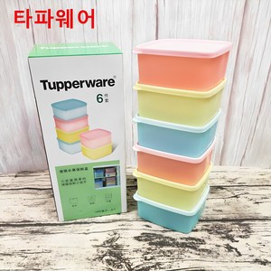 타파웨어 냉장고정리용기 6 종 세트 400ml, 6세트