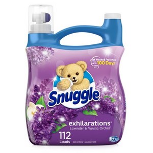 Snuggle Exhilaations 스너글 이그질러레이션스 라벤더 바닐라 오차드 고농축 섬유유연제 (2.83L) Lavende & Vanilla Ochid, 1개, 2.38L