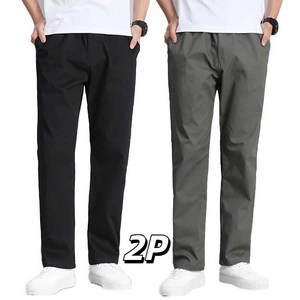 1+1 남자 카고 캐주얼 바지 100%면 밴딩슬랙스 팬츠 Tanlz-2223 골드박스 특가