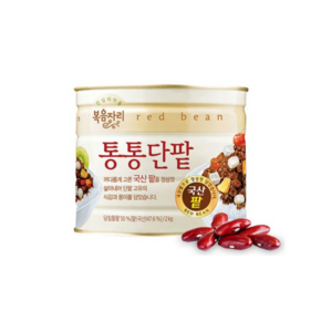 복음자리 통통단팥 통조림 국산, 2kg, 6개