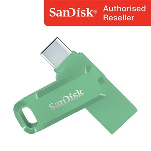 샌디스크 USB 메모리 DDC3 그린 C타입 OTG 3.2 대용량, 512GB, 1개