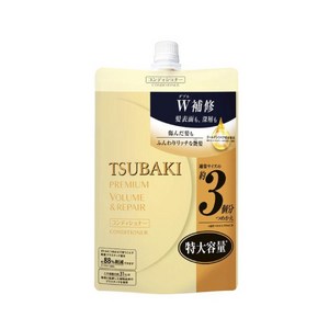 TSUBAKI 츠바키 프리미엄 볼륨 리페어 컨디셔너 리필 1000ml, 1L, 1개