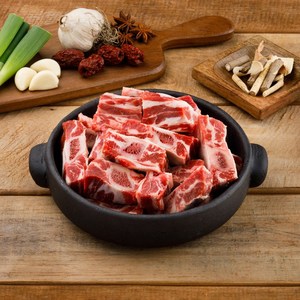 [미트포테이블] 2kg 갈비탕용 소갈비 부드러운 꽃갈비로 만들었습니다 미국산 탕갈비, 1개