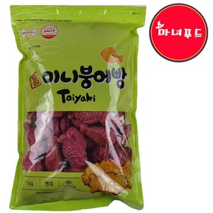 미니붕어빵 자색고구마 1kg 하이원푸드, 1개