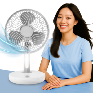 [책상에 상쾌한바람] 오쯔쿨 회전 탁상용 무선 선풍기 C타입 휴대용 미니선풍기 무소음 bldc 캠핑선풍기, 1대