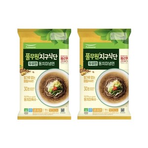 풀무원 지구식단 두유면 동치미냉면 2인분, 846g, 2개