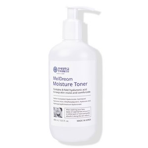멜드림 3중 보습 진정 히알루론산 모이스처 토너, 1개, 400ml