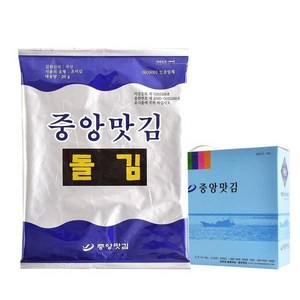 중앙맛김 보령 대천김 돌김 전장김 16봉/조미김/구운김, 20g, 16개