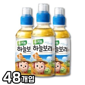 웅진 유기농 하늘보리차, 200ml, 48개