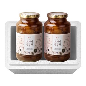 평중 도라지 생강차 1kg (스티로폼 포장), 1개입, 2개