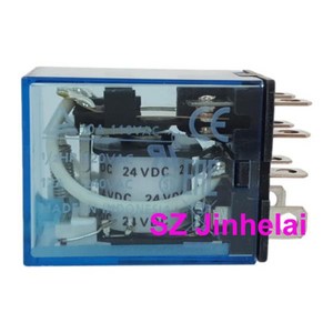 호환 Omon LY2N-J(LY2NJ) 24VDC 220VAC 8 핀 릴레이 DC24V AC220V 10A 10 개, [01] LY2N-J  24VDC, 한개옵션1