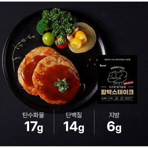 식스밀 함박스테이크 경양식 돈까스맛 10팩/20팩/30팩, 20개, 120g