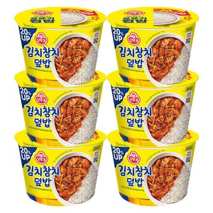 오뚜기 컵밥 김치참치덮밥, 310g, 6개