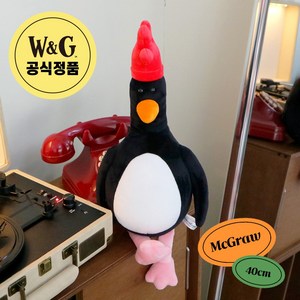 [공식정품] 맥그로우 중형 인형 40cm / 펭귄 그로밋 애착 동물 생일 선물 인테리어 소품 아기 낮잠 웃긴 친구 우정 커플 월레스 숀더쉽, 맥그로우 중형인형, 1개