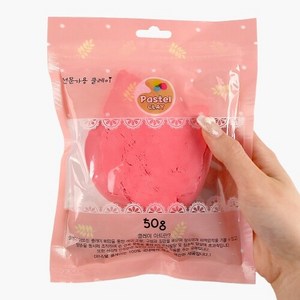 파스텔 클레이 50g 분홍, 1개