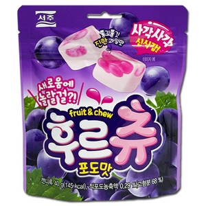 서주 후르츄 포도맛 젤리, 40g, 1개