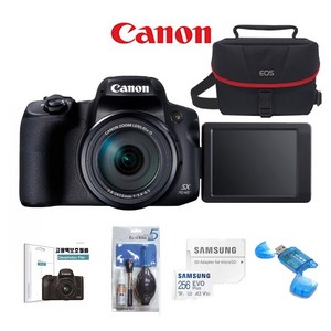 CANON POWERSHOT SX70HS+SD256GB+정품가방+LCD보호필름+크리닝킷+SD리더기 고용량패키지