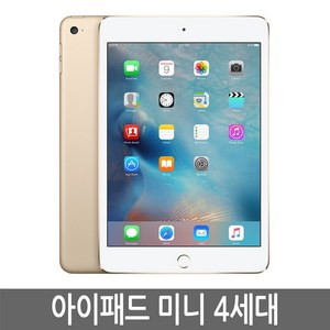 아이패드 미니 4세대 iPad Mini4 16GB 32GB 64GB WiFi/LTE 셀룰러 기가 정품, Wi-Fi+Cellula