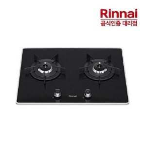 린나이 가정용 빌트인 가스레인지 2구 도시가스 겸용 RBR-P2501D 간편설치, 가스종류, LNG