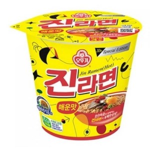 오뚜기 진라면 컵 매운맛 65g, 36개