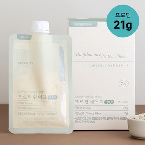 데일리밸런스 체중조절식 고 단백질 쉐이크 곡물맛, 315g, 1세트, 7개입