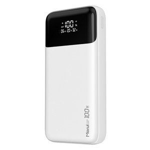 모루이 PD100W PPS 초고속충전2.0 대용량 보조배터리 25000mAh, 화이트, MT-100