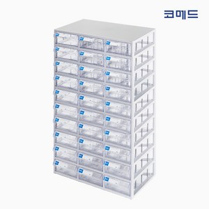 코메드 CMD-500-10 멀티박스 30칸 투명서랍장