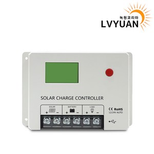 녹원 PWM 태양광패널 충전 컨트롤러 고효율 솔라 12V/24V, PWM-HC24-60A, 1개