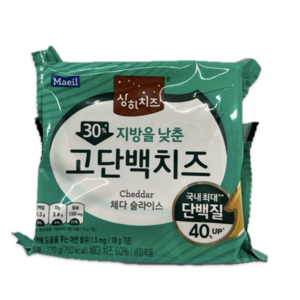 매일 상하치즈 고단백치즈 270g(15매)X4개/냉장무료배송, 270g, 4개