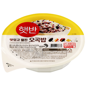 CJ 햇반 오곡밥, 210g, 11개