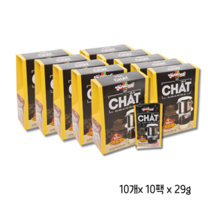 베트남 VINACAFE CHAT 챗커피 비나커피 연유커피 10팩 x 29g, 10개, 10개입