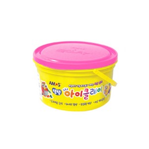 아모스 아이클레이 600g 대용량 클레이 / 10가지색상, 분홍, 1개