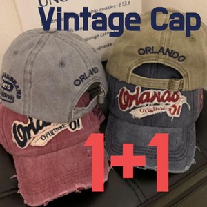 [잘샀네1+1] 빈티지 야구모자 Vintage Cap 워싱모자 남녀공용 Olando