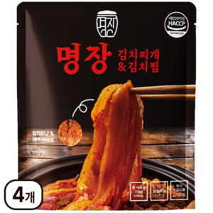 명장김치찌개&김치찜, 4개, 250g